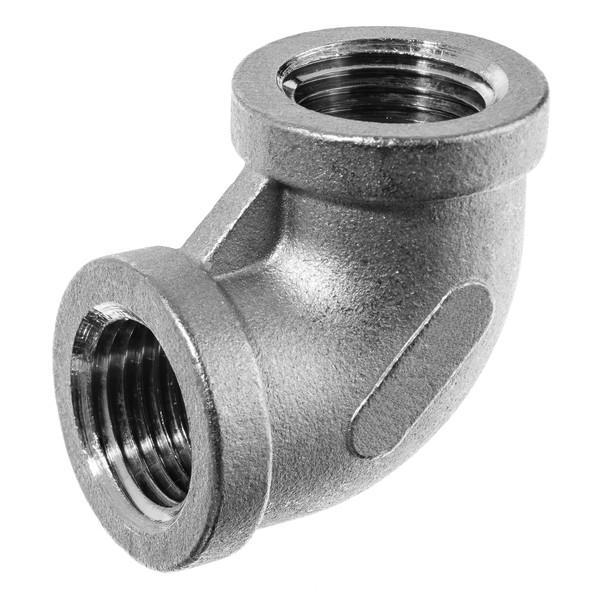 Usa Industrials Pipe Fitting - 304 Stainless Steel - Class 150 - Elbow - 2" NPT Female ZUSA-PF-9